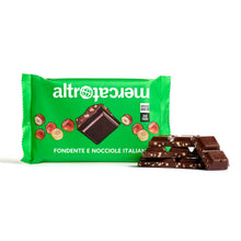 Carica l'immagine nel visualizzatore di Gallery, Tavoletta di cioccolato fondente e nocciole italiane - 85g COD. 7688