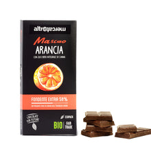 Carica l'immagine nel visualizzatore di Gallery, CIOCCOLATO MASCAO FONDENTE EXTRA CON ARANCIA - BIO | COD. 00000458 | 100 g
