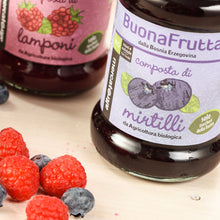 Carica l'immagine nel visualizzatore di Gallery, COMPOSTA DI MIRTILLI SOLO ZUCCHERI FRUTTA - BIO | COD. 00000949 | 340 g