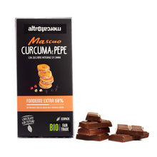 Carica l'immagine nel visualizzatore di Gallery, CIOCCOLATO MASCAO CURCUMA E PEPE - BIO | COD. 00001256 | 100 g