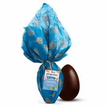 Carica l'immagine nel visualizzatore di Gallery, GROW - Uovo di cioccolato fondente con fave - 350 g - BIO COD.  1207

