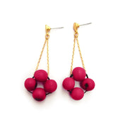 Orecchini Carmen fucsia