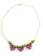 Collana Carmen lavanda/kiwi
