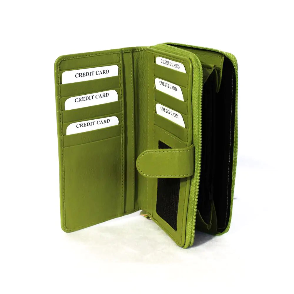 ALPAKA Portafoglio Da Viaggio Con Cerniera – Portapassaporto RFID, 3 Tasche, 2 Scomparti Carte, Tessuto Riciclato