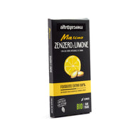 CIOCCOLATO MASCAO FONDENTE ALLO ZENZERO E LIMONE - BIO | COD. 00001058 | 80 g