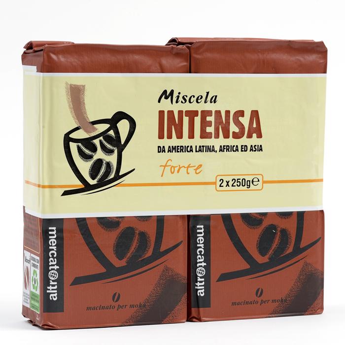 CAFFÈ MISCELA INTENSA BIPACK MACINATO MOKA | COD. 00000935 | 2x250 g